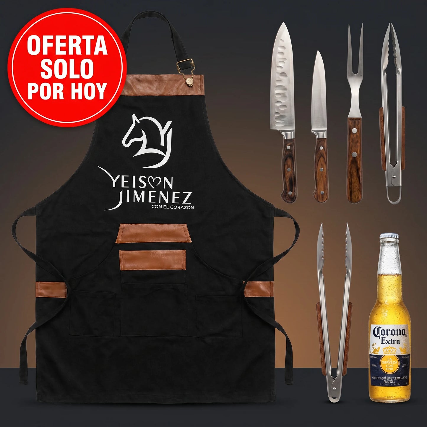 ¡DELANTAL BBQ PARA JIMENISTAS DE CORAZÓN!