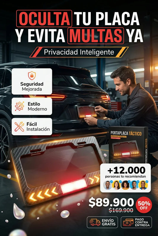 PortaPlaca Táctico 🔥